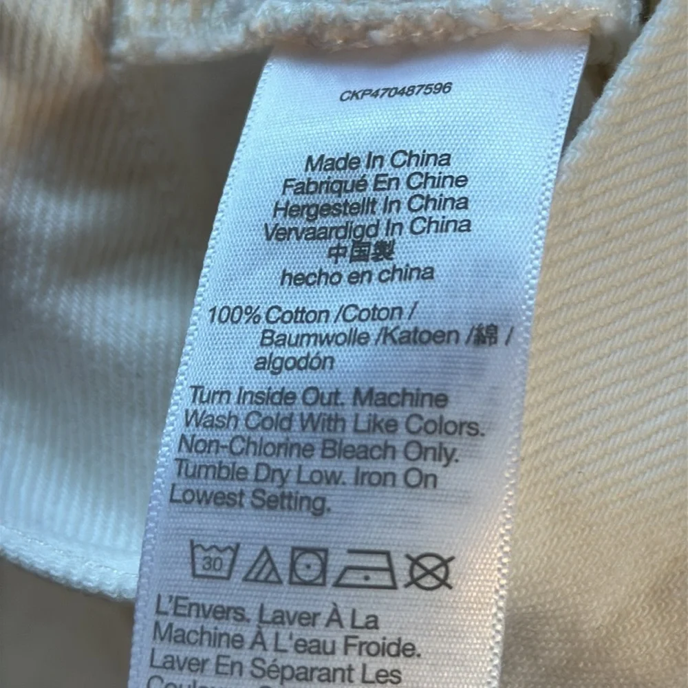 Baggy flare jeans in tile white sz 25 - Picture 8 of 11